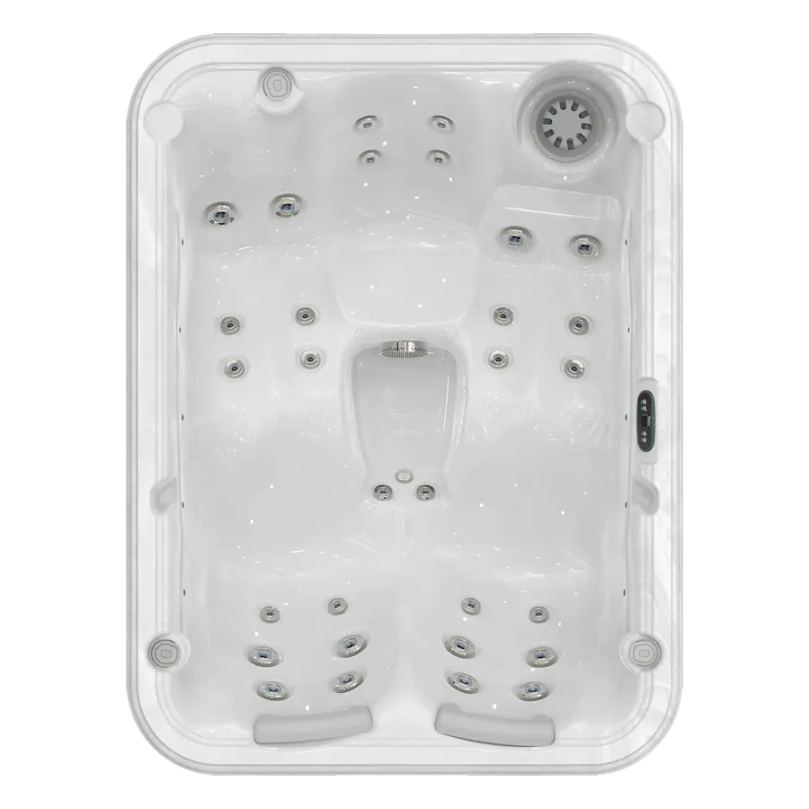 Picture of the Oslo plug n play hot tub for sale.